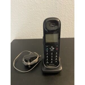 Panasonic Cordless Phone‎ Handset & Base Charger w/ Adapter - KX-TG Series Black